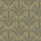 Purchase 4169-27604 Chesapeake Wallpaper, Tap Root Green Floral Damask - Oak & Moss