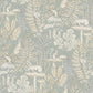 Purchase 4169-83104 Chesapeake Wallpaper, Holt Seafoam Woodland - Oak & Moss