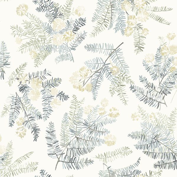 Purchase 4169-83106 Chesapeake Wallpaper, Frith Sea Green Botanical - Oak & Moss