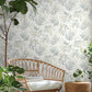 Purchase 4169-83106 Chesapeake Wallpaper, Frith Sea Green Botanical - Oak & Moss1