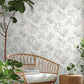 Purchase 4169-83107 Chesapeake Wallpaper, Frith Light Blue Botanical - Oak & Moss1