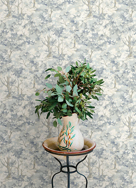 Purchase 4169-83108 Chesapeake Wallpaper, Thicket Blue Forest - Oak & Moss12