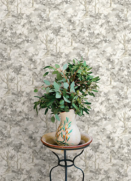 Purchase 4169-83110 Chesapeake Wallpaper, Thicket Charcoal Forest - Oak & Moss12