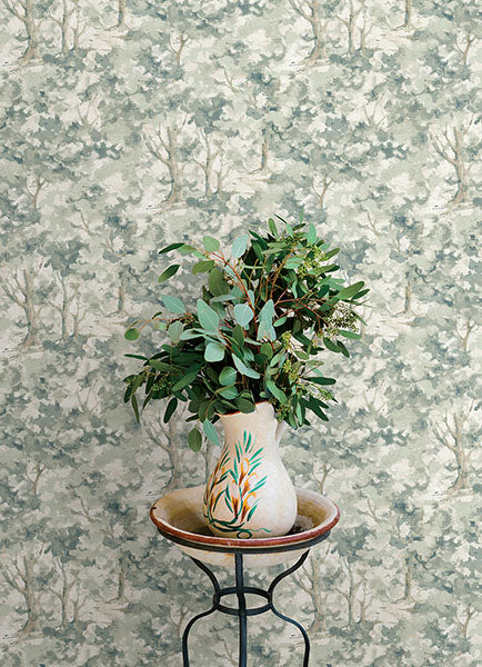 Purchase 4169-83111 Chesapeake Wallpaper, Thicket Teal Forest - Oak & Moss12