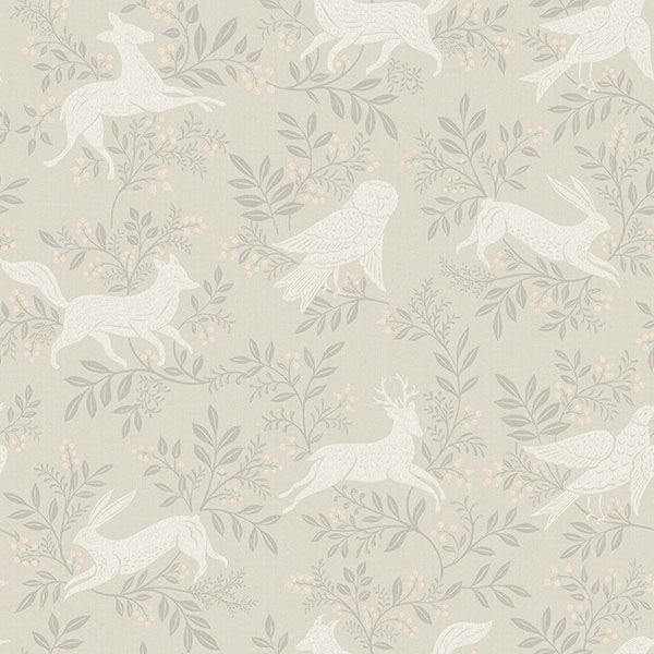 Purchase 4169-83112 Chesapeake Wallpaper, Revelry Taupe Forest Frolic - Oak & Moss