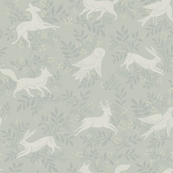Purchase 4169-83115 Chesapeake Wallpaper, Revelry Sage Forest Frolic - Oak & Moss