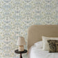 Purchase 4169-83117 Chesapeake Wallpaper, Mystic Moth Sky Blue Forest Magic - Oak & Moss1
