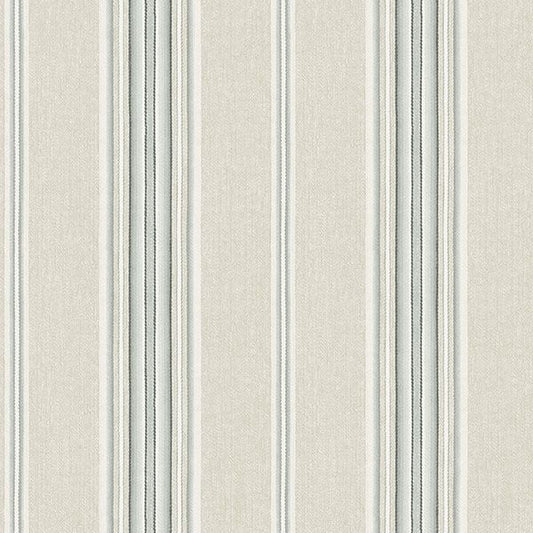 Purchase 4169-83122 Chesapeake Wallpaper, Calvados Turquoise Linen Stripe - Oak & Moss