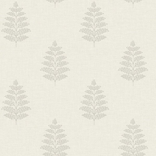 Purchase 4169-83125 Chesapeake Wallpaper, Frond Cream Leaf - Oak & Moss