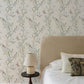 Purchase 4169-83137 Chesapeake Wallpaper, Tea Olive Beige Finch Frolic - Oak & Moss1