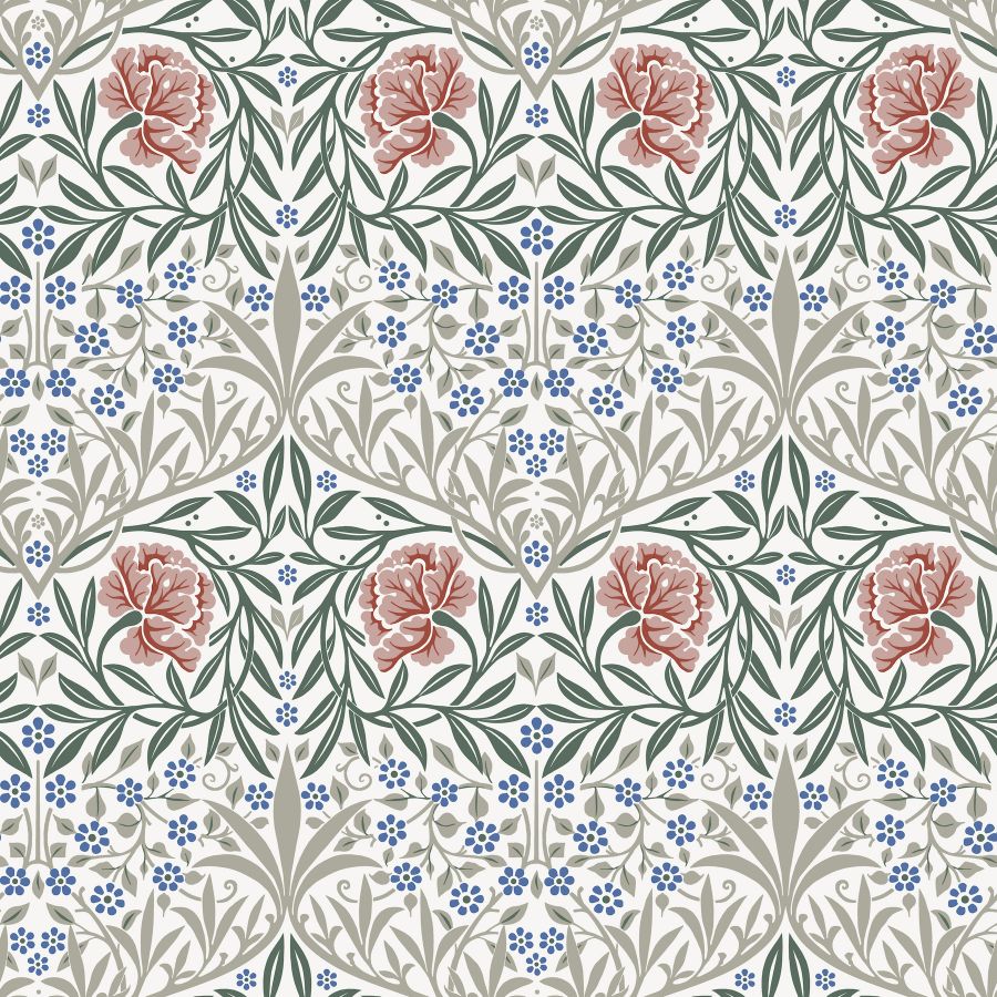 Purchase 4171-82044 A-Street Wallpaper, Oxford Union Pink Floral Vines - Hidden Treasures 2