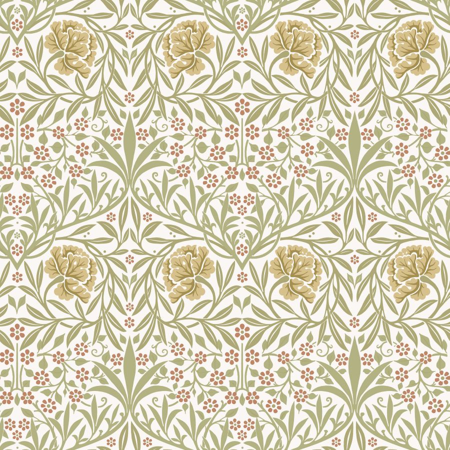 Purchase 4171-82045 A-Street Wallpaper, Oxford Union Yellow Floral Vines - Hidden Treasures 2