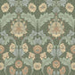 Purchase 4171-82059 A-Street Wallpaper, Myrtle Sea Green Floral Ogee - Hidden Treasures 2
