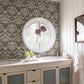 Purchase 4171-82068 A-Street Wallpaper, Spring Thicket Blue Tulip Damask - Hidden Treasures 21