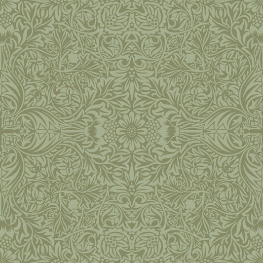 Purchase 4171-82071 A-Street Wallpaper, Ceiling Green Intricate Floral - Hidden Treasures 2