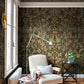 Purchase 4171-HT84003 A-Street Wallpaper, Vine Embroidery Dark Green Wall Mural - Hidden Treasures 21