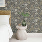 Purchase 4172-27481 A-Street Wallpaper, Everglades Grey Botanical - Sea Salt12