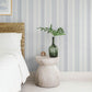 Purchase 4172-27484 A-Street Wallpaper, Navarres Stripe Blue Faux Linen - Sea Salt12