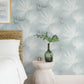 Purchase 4172-27491 A-Street Wallpaper, Hatteras Sky Blue Palms - Sea Salt12