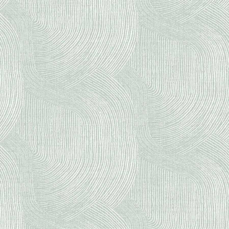 Purchase 4172-27505 A-Street Wallpaper, Folly Seafoam Zen Swirls - Sea Salt