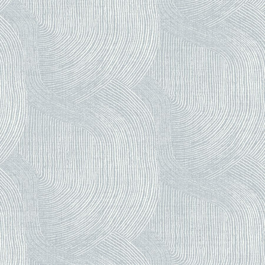 Purchase 4172-27506 A-Street Wallpaper, Folly Light Blue Zen Swirls - Sea Salt