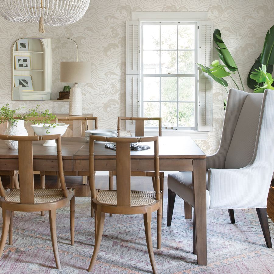 Purchase 4172-27508 A-Street Wallpaper, Swell Beige Ocean Wave - Sea Salt1