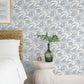 Purchase 4172-27512 A-Street Wallpaper, Star Flower Blue Floral Trail - Sea Salt12