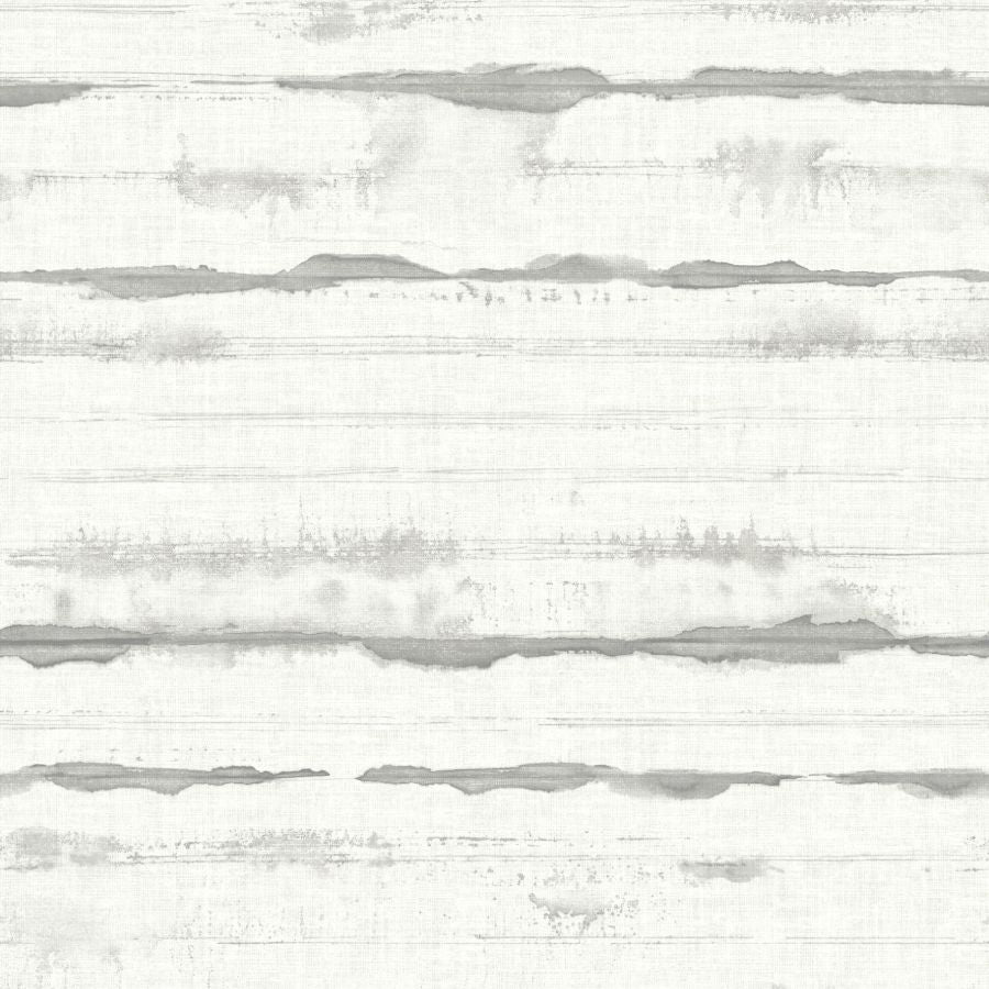 Purchase 4172-27518 A-Street Wallpaper, Destin Grey Stripe - Sea Salt