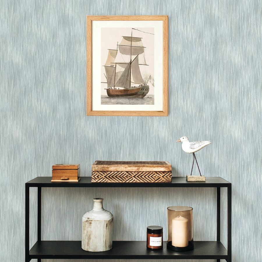 Purchase 4172-27522 A-Street Wallpaper, Largo Turquoise Striated - Sea Salt1