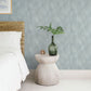 Purchase 4172-27522 A-Street Wallpaper, Largo Turquoise Striated - Sea Salt12
