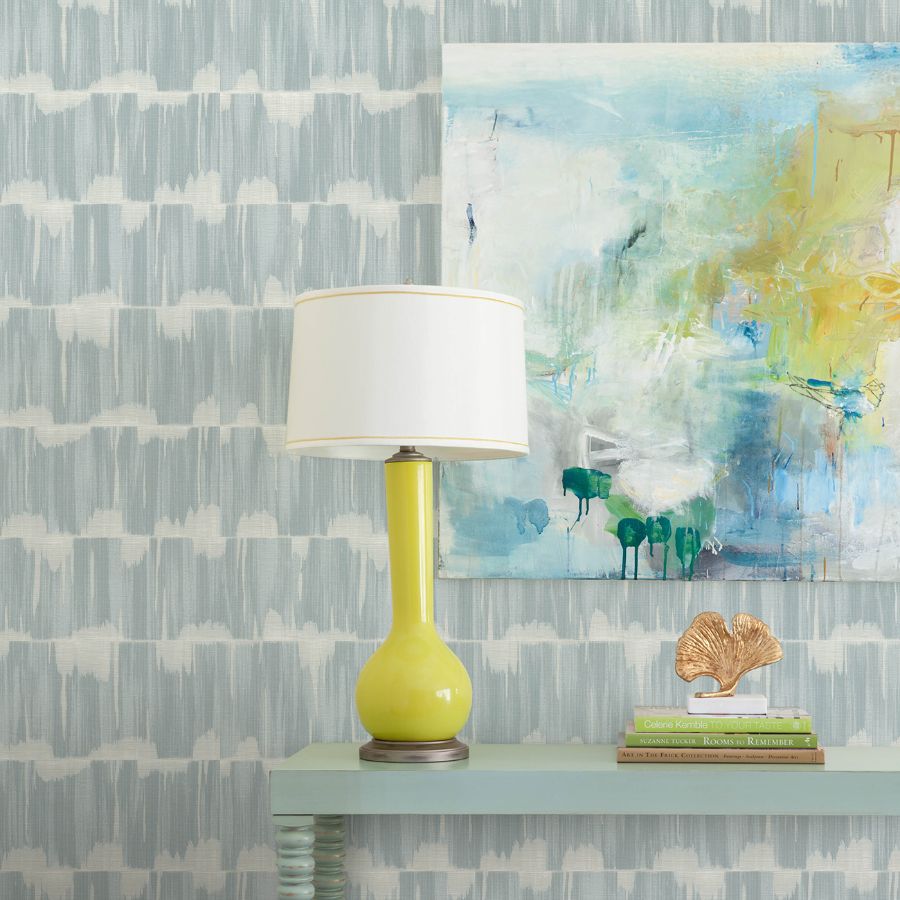 4172-27525 | Sea Salt, Serendipity Light Blue Shibori - A-Street Wallp