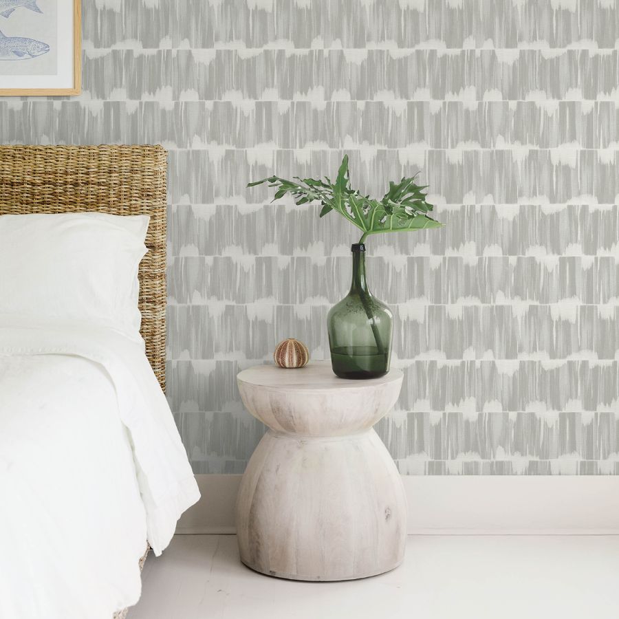 Purchase 4172-27526 A-Street Wallpaper, Serendipity Sterling Shibori - Sea Salt12