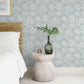 Purchase 4172-82003 A-Street Wallpaper, Tortuga Sky Blue Coral Weave - Sea Salt12