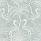 Purchase 4172-82004 A-Street Wallpaper, Biscayne Turquoise Flamingo Beach - Sea Salt