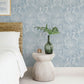 Purchase 4172-82005 A-Street Wallpaper, Biscayne Sky Blue Flamingo Beach - Sea Salt12