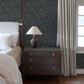 Purchase 4173-27626 A-Street Wallpaper, Hague Dark Blue Floral Trail - Chris Loves Julia1