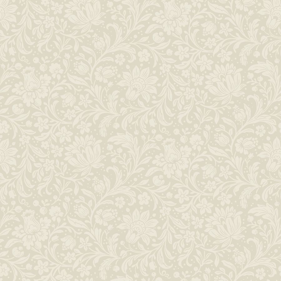 Purchase 4173-27629 A-Street Wallpaper, Hague Ivory Floral Trail - Chris Loves Julia
