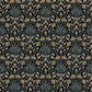 Purchase 4173-27630 A-Street Wallpaper, Woodbury Black Floral Damask - Chris Loves Julia