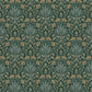 Purchase 4173-27631 A-Street Wallpaper, Woodbury Evergreen Floral Damask - Chris Loves Julia