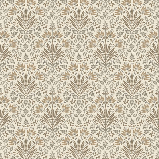 Purchase 4173-27633 A-Street Wallpaper, Woodbury Brown Floral Damask - Chris Loves Julia