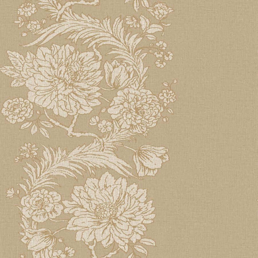 Purchase 4173-27640 A-Street Wallpaper, Gisela Neutral Floral Columns - Chris Loves Julia