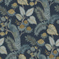 Purchase 4173-27643 A-Street Wallpaper, Geneva Dark Blue Peacock Paradise - Chris Loves Julia