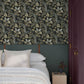 Purchase 4173-27646 A-Street Wallpaper, Geneva Black Peacock Paradise - Chris Loves Julia1