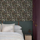 Purchase 4173-27647 A-Street Wallpaper, Geneva Chocolate Peacock Paradise - Chris Loves Julia1