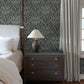 Purchase 4173-27653 A-Street Wallpaper, Collins Teal Damask - Chris Loves Julia1