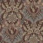 Purchase 4173-27656 A-Street Wallpaper, Collins Plum Damask - Chris Loves Julia