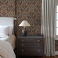 Purchase 4173-27656 A-Street Wallpaper, Collins Plum Damask - Chris Loves Julia1
