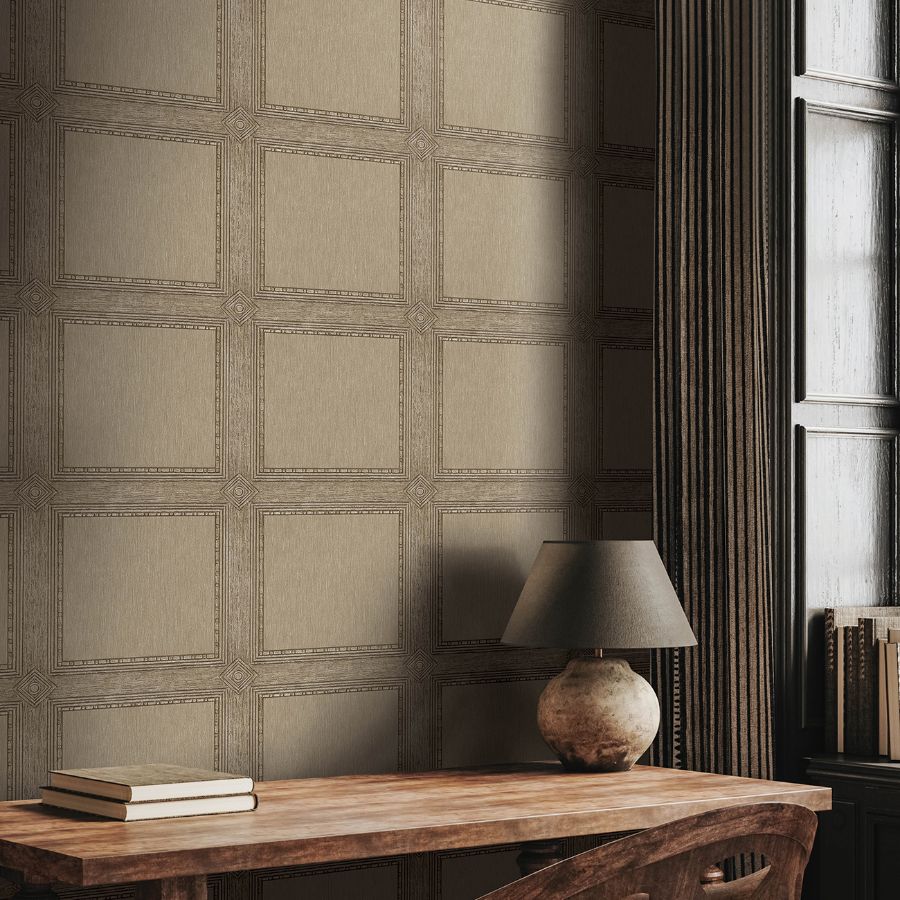 Purchase 4173-27657 A-Street Wallpaper, Moorland Chestnut Wood Panel - Chris Loves Julia1