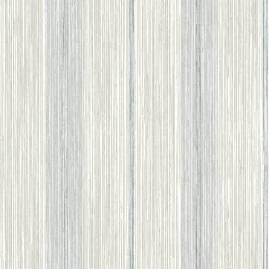 Purchase 4173-27660 A-Street Wallpaper, Ames Light Blue Linen Stripe - Chris Loves Julia