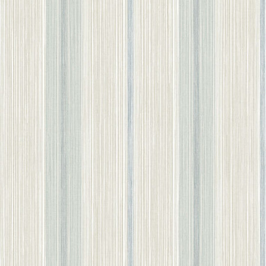 Purchase 4173-27660 A-Street Wallpaper, Ames Light Blue Linen Stripe - Chris Loves Julia